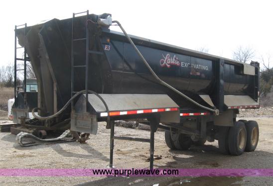 image for item 5396 1999 Western STR26-1/4F 26' end dump trailer