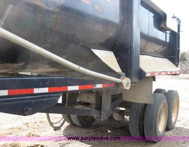 image for item 5396 1999 Western STR26-1/4F 26' end dump trailer