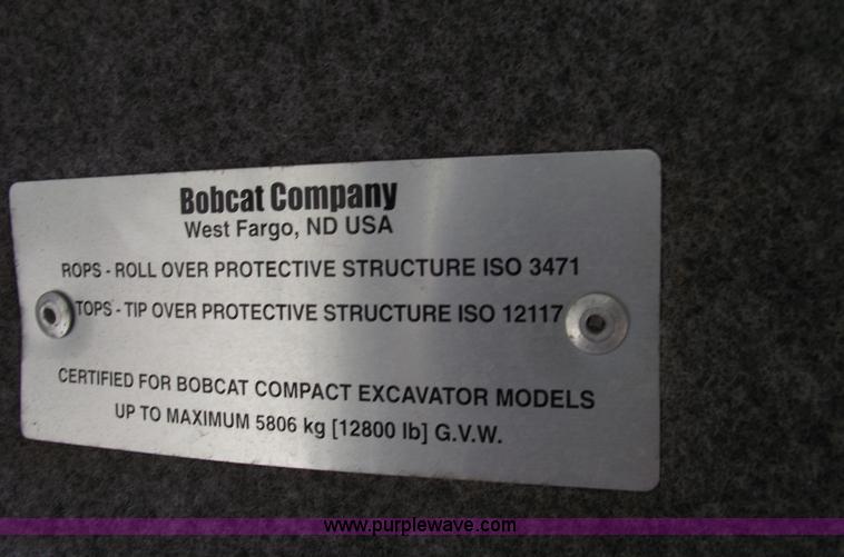 image for item 5445 2007 Bobcat 337G excavator
