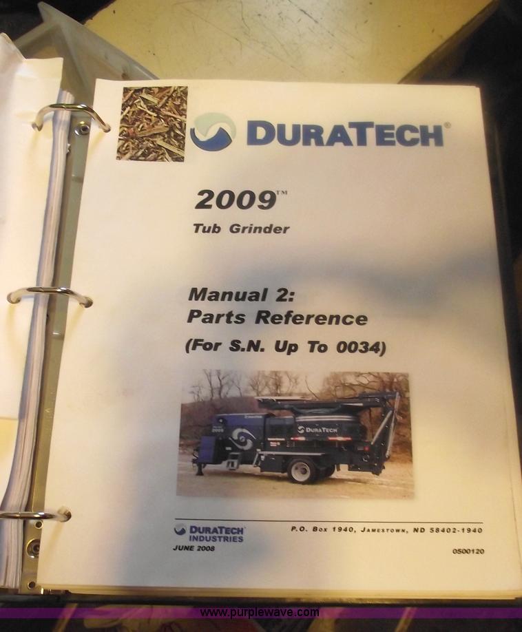 image for item 5446 Duratech model 2009 industrial tub grinder