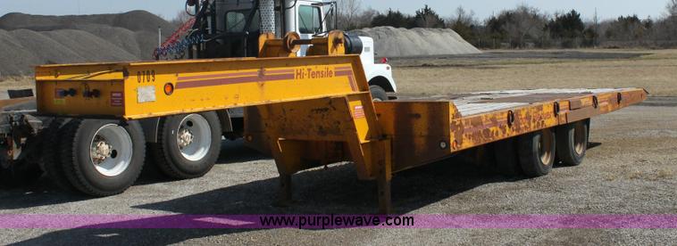 image for item 6531 1989 Hi-Tensile tandem axle tilt trailer