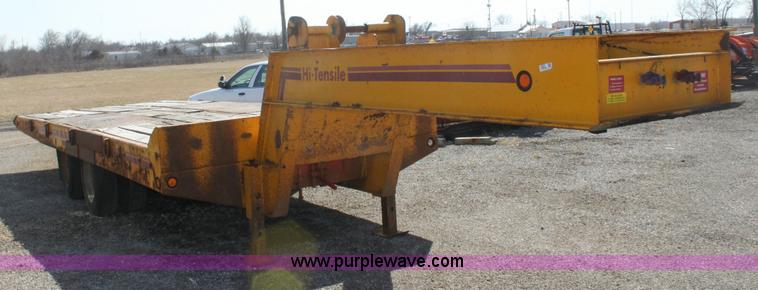 image for item 6531 1989 Hi-Tensile tandem axle tilt trailer