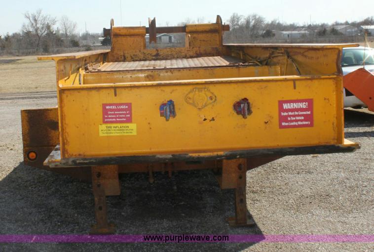 image for item 6531 1989 Hi-Tensile tandem axle tilt trailer