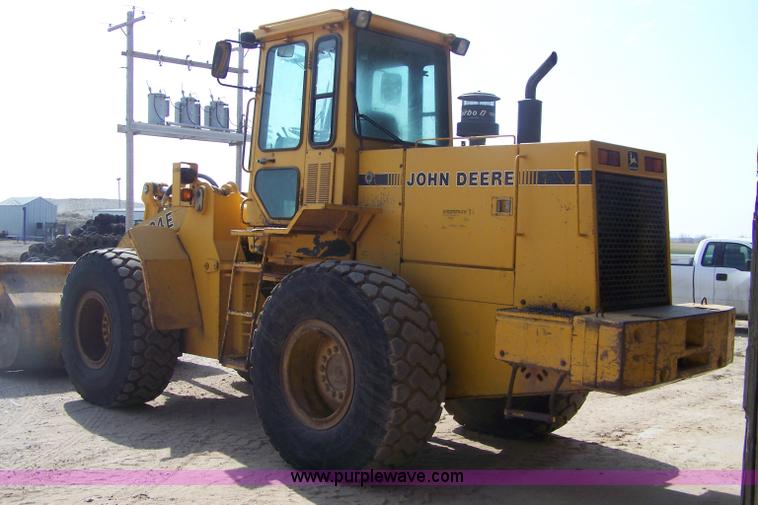 image for item 7464 1990 John Deere 624E wheel loader