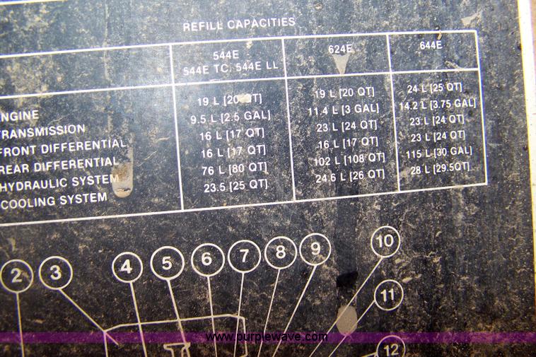 image for item 7464 1990 John Deere 624E wheel loader