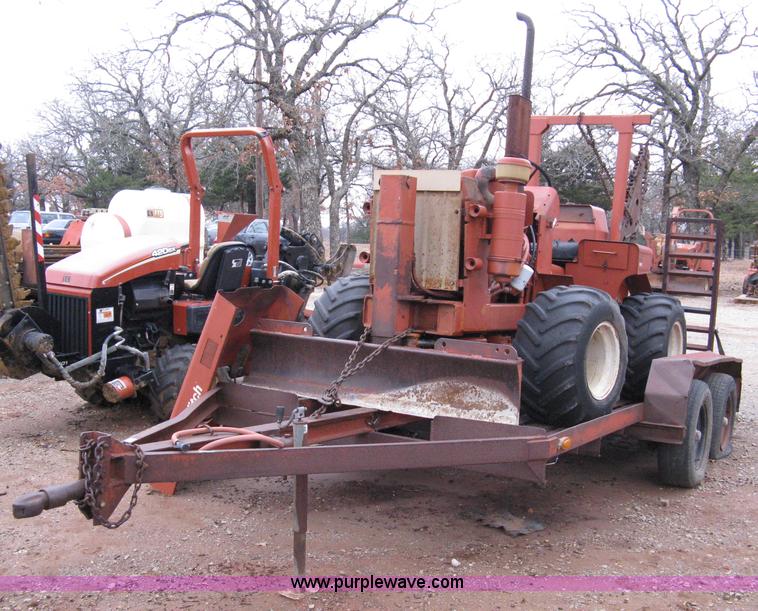 image for item 8232 Ditch Witch R40 trencher and trailer