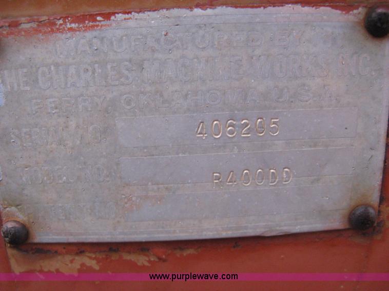 image for item 8232 Ditch Witch R40 trencher and trailer