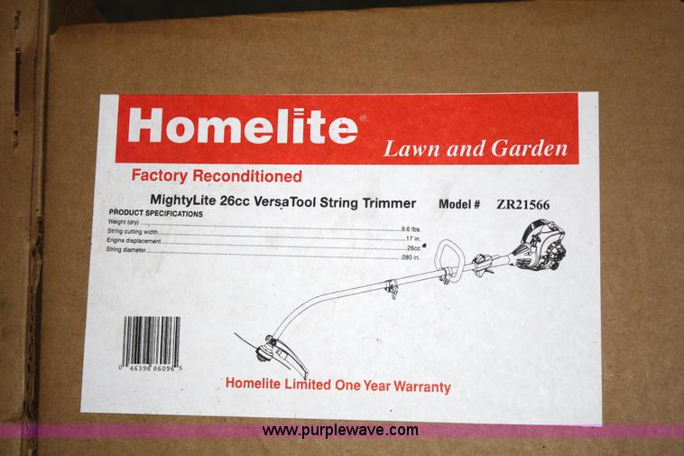 image for item 4641 (5) Homelite Mighty Lite 26cc string trimmers