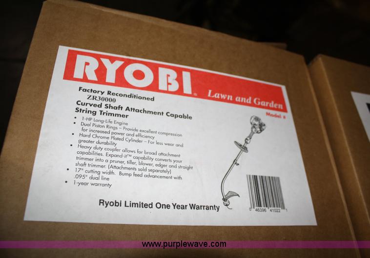 image for item 4642 (10) Ryobi curved shaft string trimmers