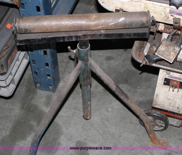 Jet Industrial autocooling metal bandsaw with roller stands in Spring