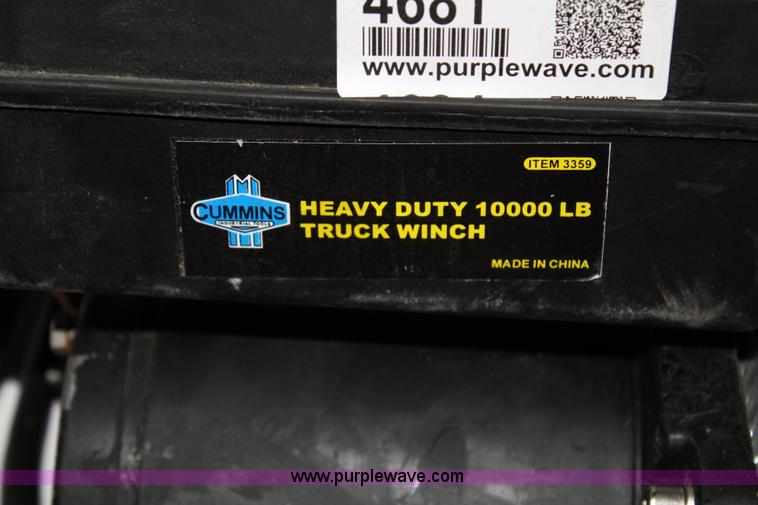image for item 4681 Cummins Industrial Tools 10,000lb 12V winch