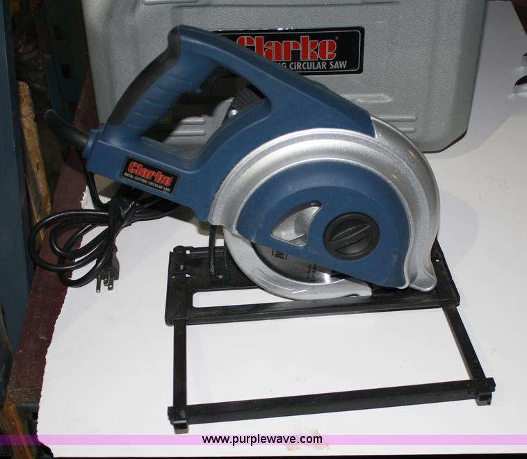 (2) Clarke metal cutting circular saws with cases in Spring Hill, KS Item 4720 sold Purple Wave
