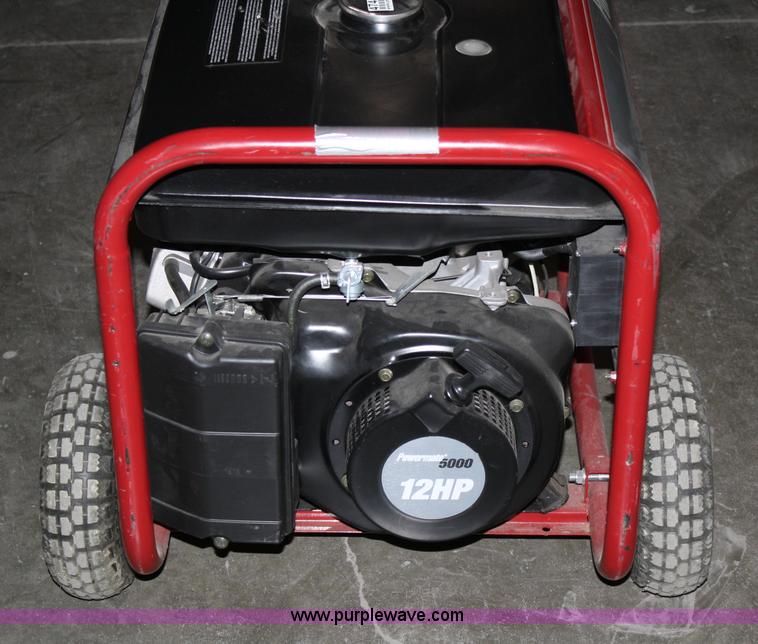image for item 4745 Coleman Powermate 5000 generator