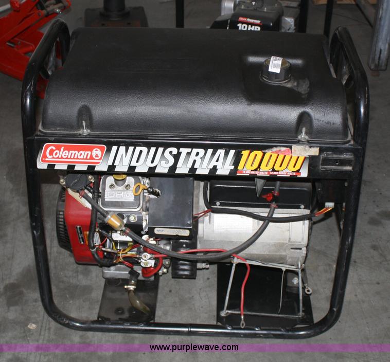 image for item 4748 Coleman 10,000W industrial generator