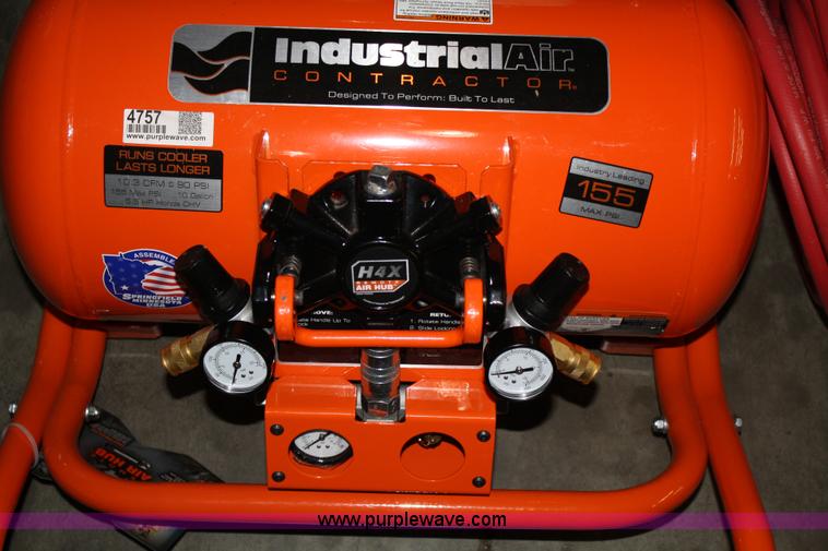 image for item 4757 Industrial Air Contractor H4x 10 gallon air compressor