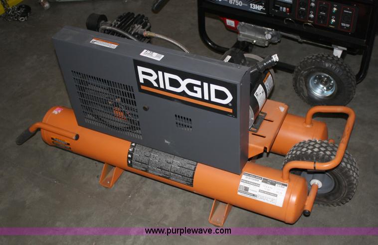 image for item 4759 Ridgid electric wheelbarrow air compressor