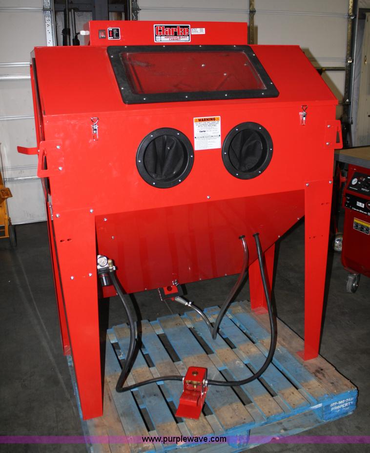 image for item 4761 Clarke 48" abrasive blast cabinet