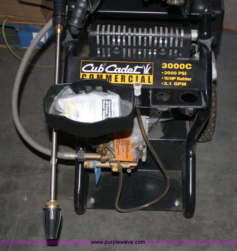 image for item 4777 Cub Cadet 3000psi pressure washer