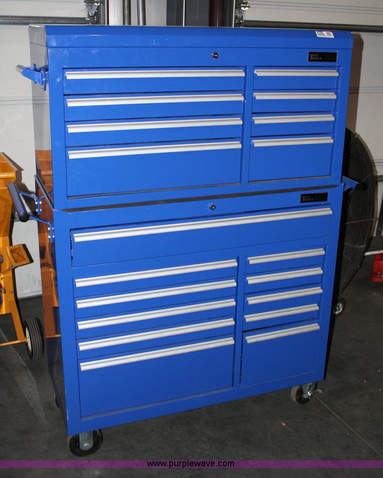 image for item 4782 T&E Tools rolling tool cabinet