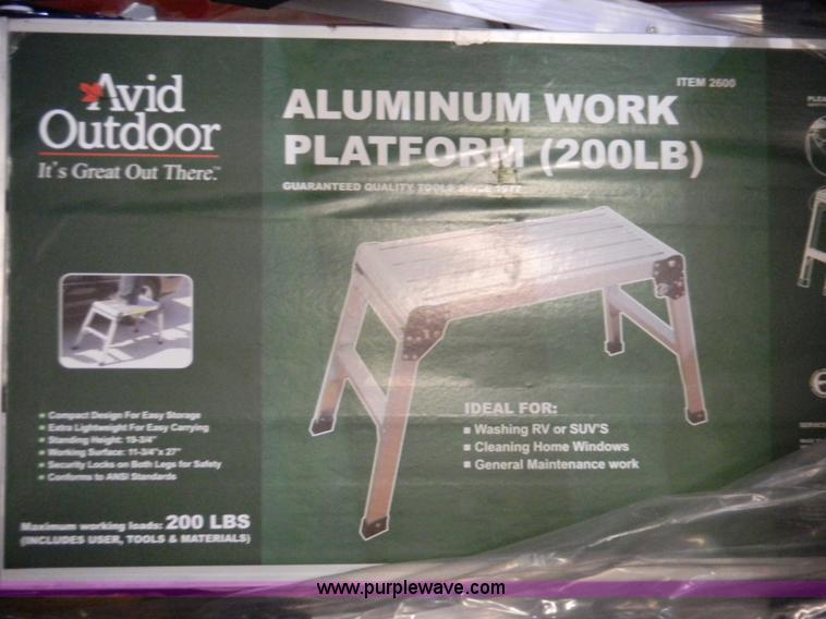 image for item 4893 (40) aluminum work platforms