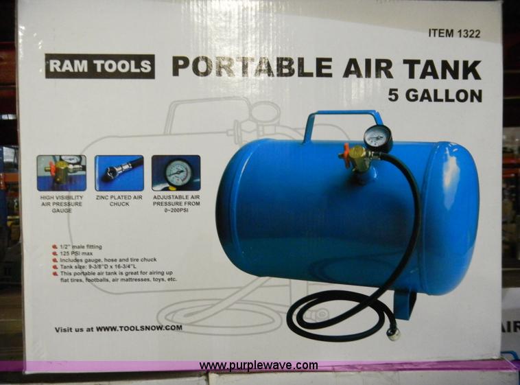 image for item 4894 (32) five gallon portable air tanks