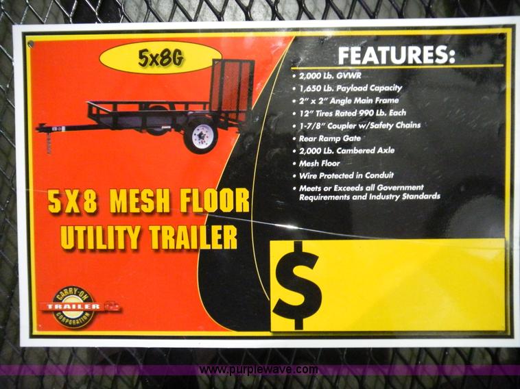 image for item 4903 2011 Carry-on utility trailer
