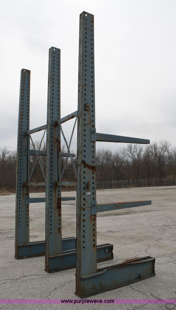 image for item 4918 Top shelf industrial L-frame racking