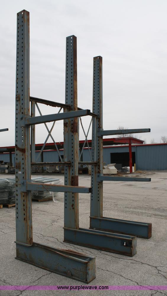 image for item 4918 Top shelf industrial L-frame racking