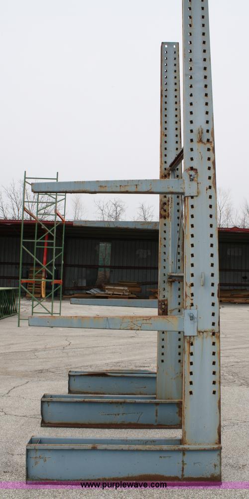 image for item 4918 Top shelf industrial L-frame racking