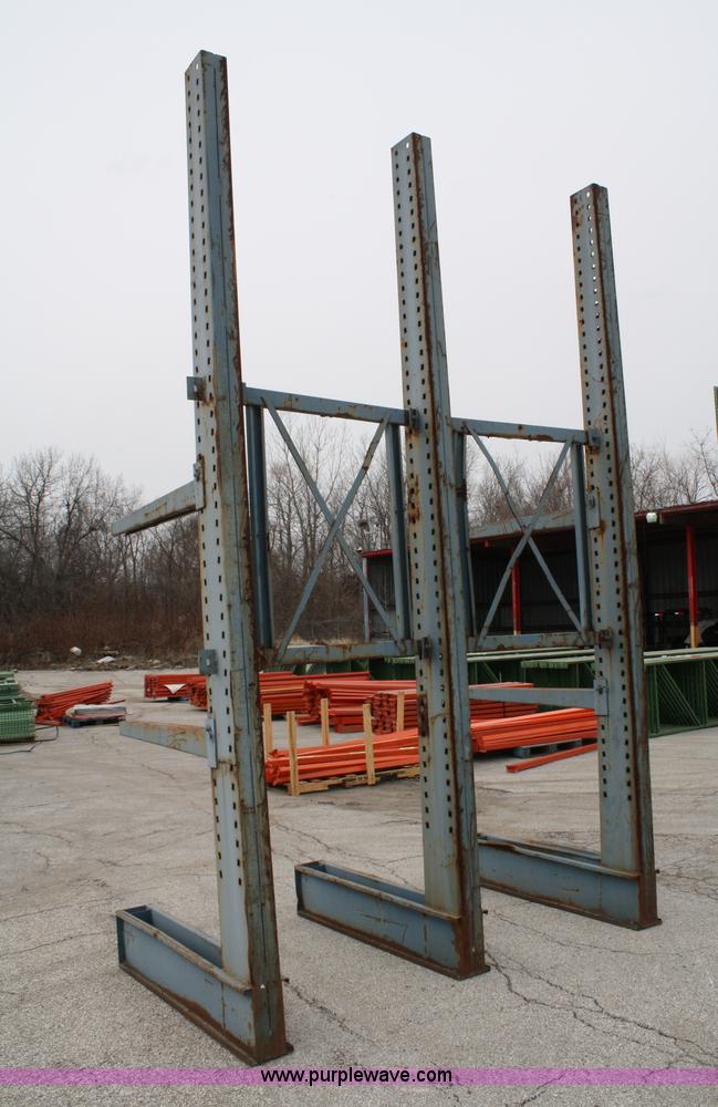 image for item 4918 Top shelf industrial L-frame racking