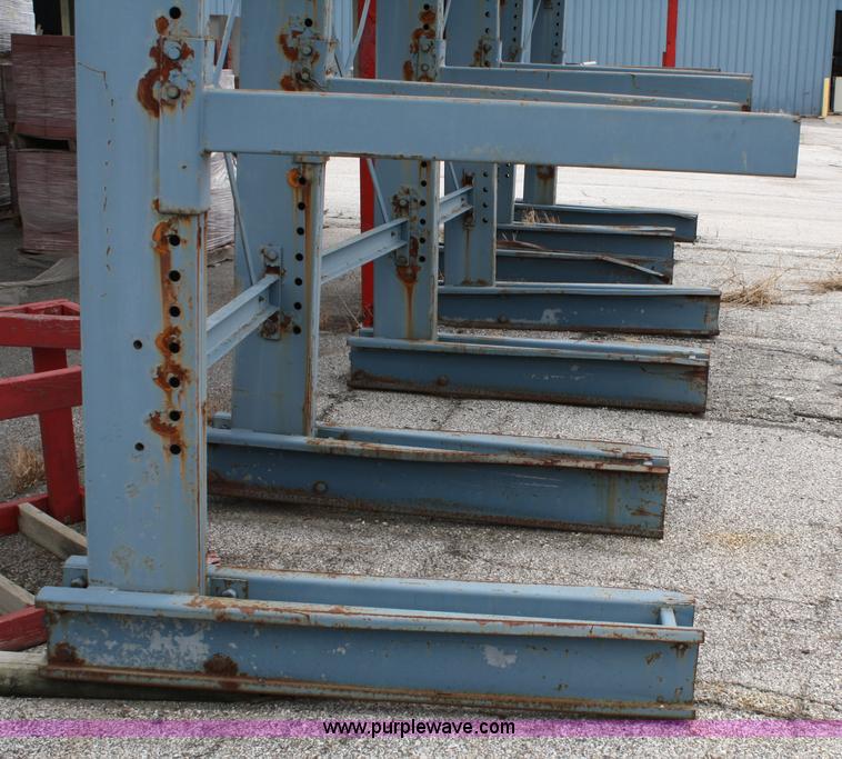 image for item 4919 Heavy duty industrial L-frame racking