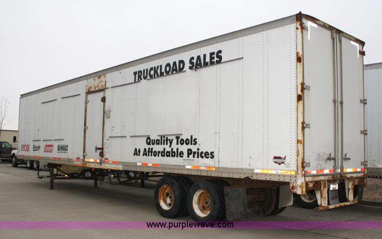 image for item 4983 1995 Wabash van tractor with shelving and lighting