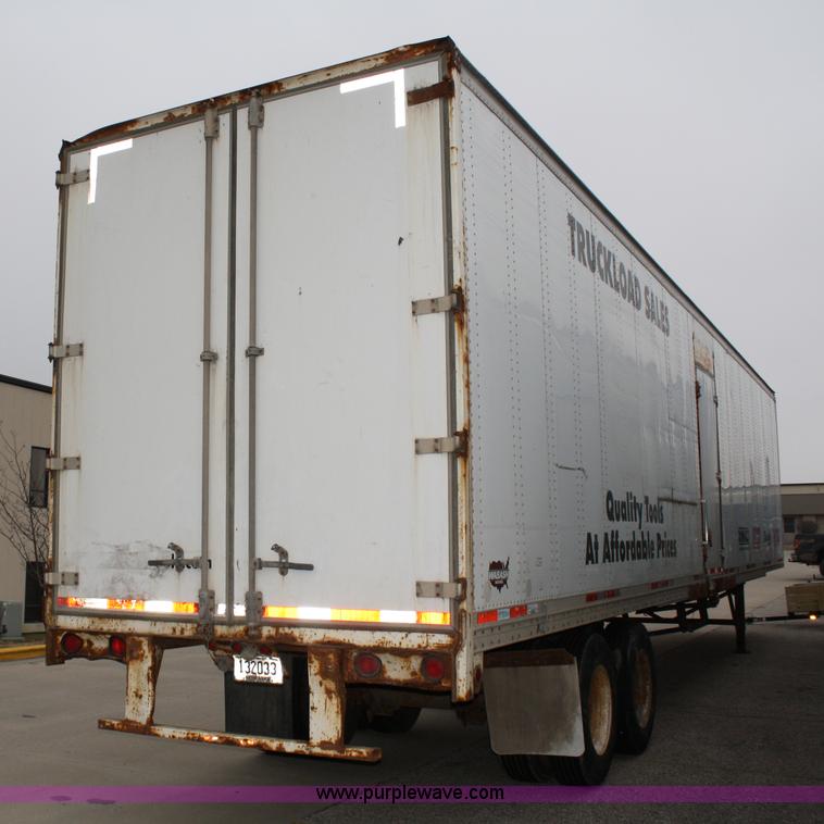 image for item 4983 1995 Wabash van tractor with shelving and lighting