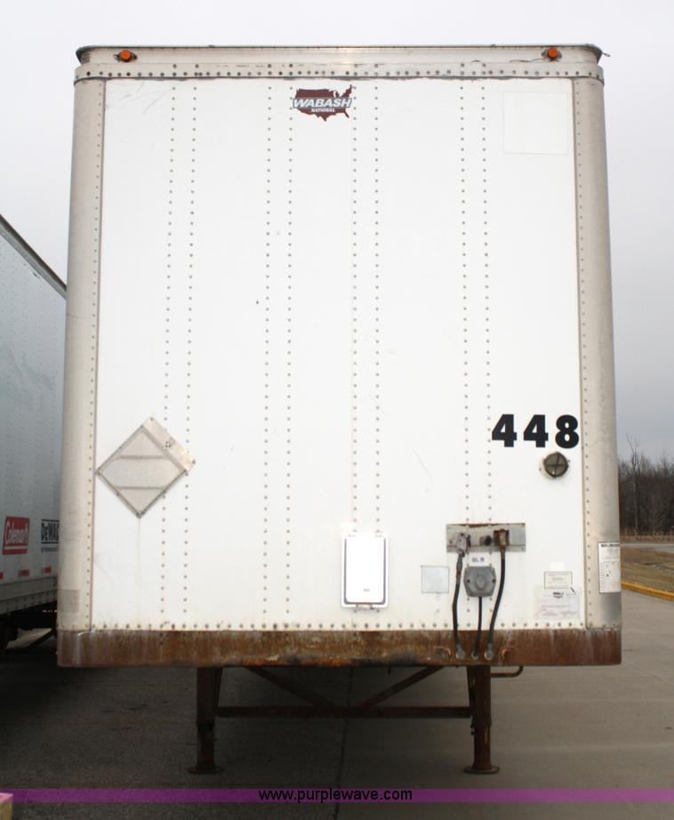 image for item 4983 1995 Wabash van tractor with shelving and lighting