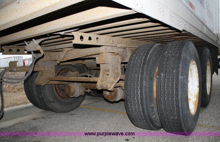 image for item 4984 1994 Stoughton van trailer with shelving and lighting