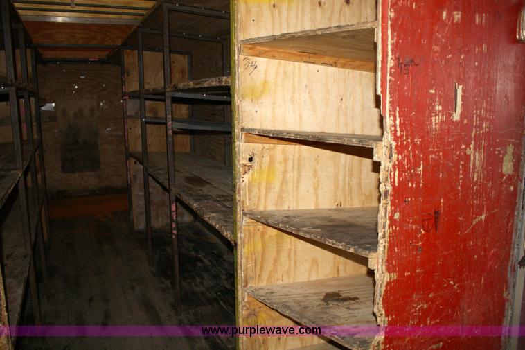 image for item 4984 1994 Stoughton van trailer with shelving and lighting