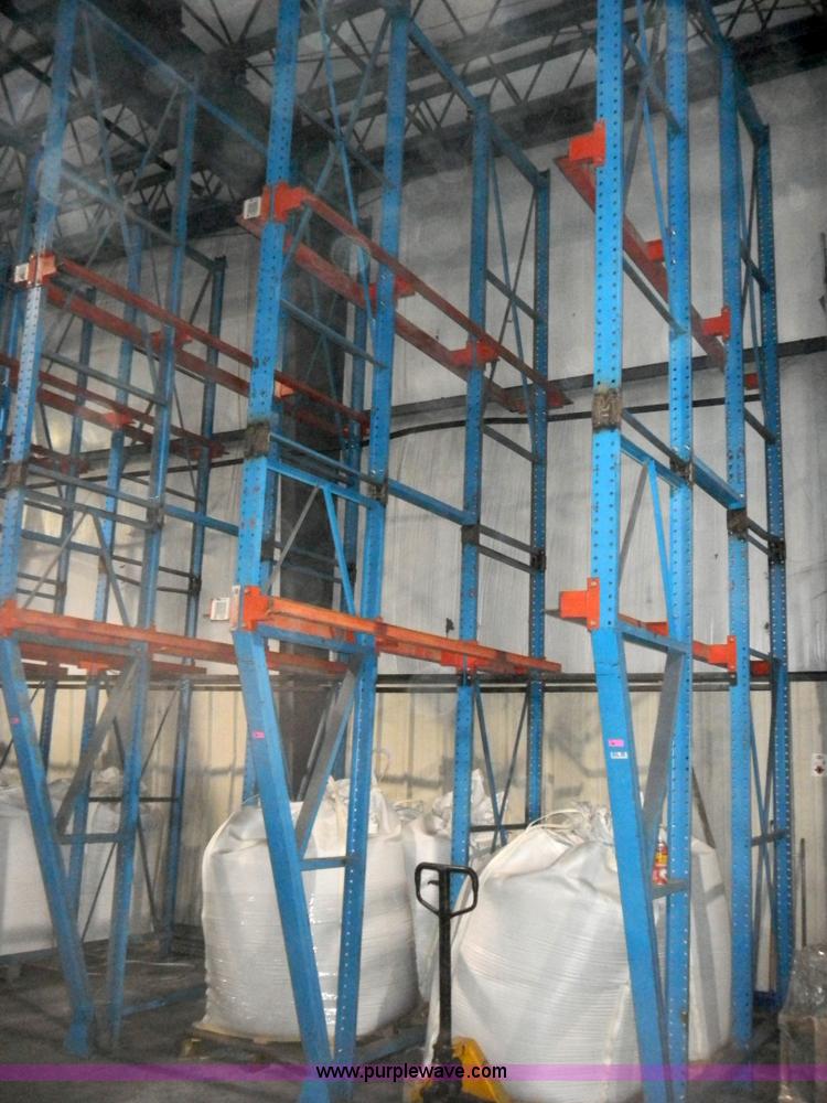 image for item 4992 (21) rows of pallet racking