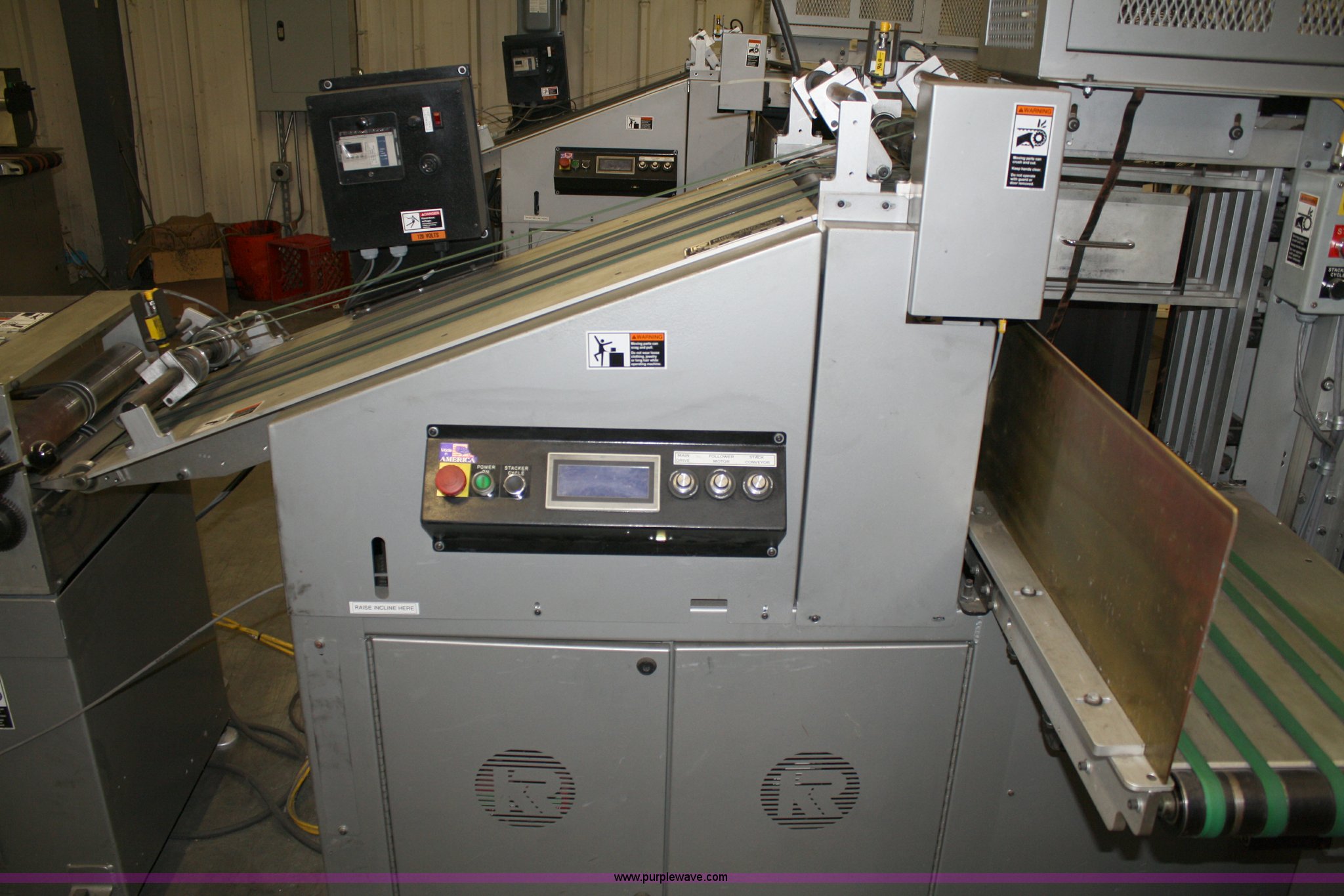 Kirk-Rudy NetJet inkjet addressing system with dryer/heater, 12 ...