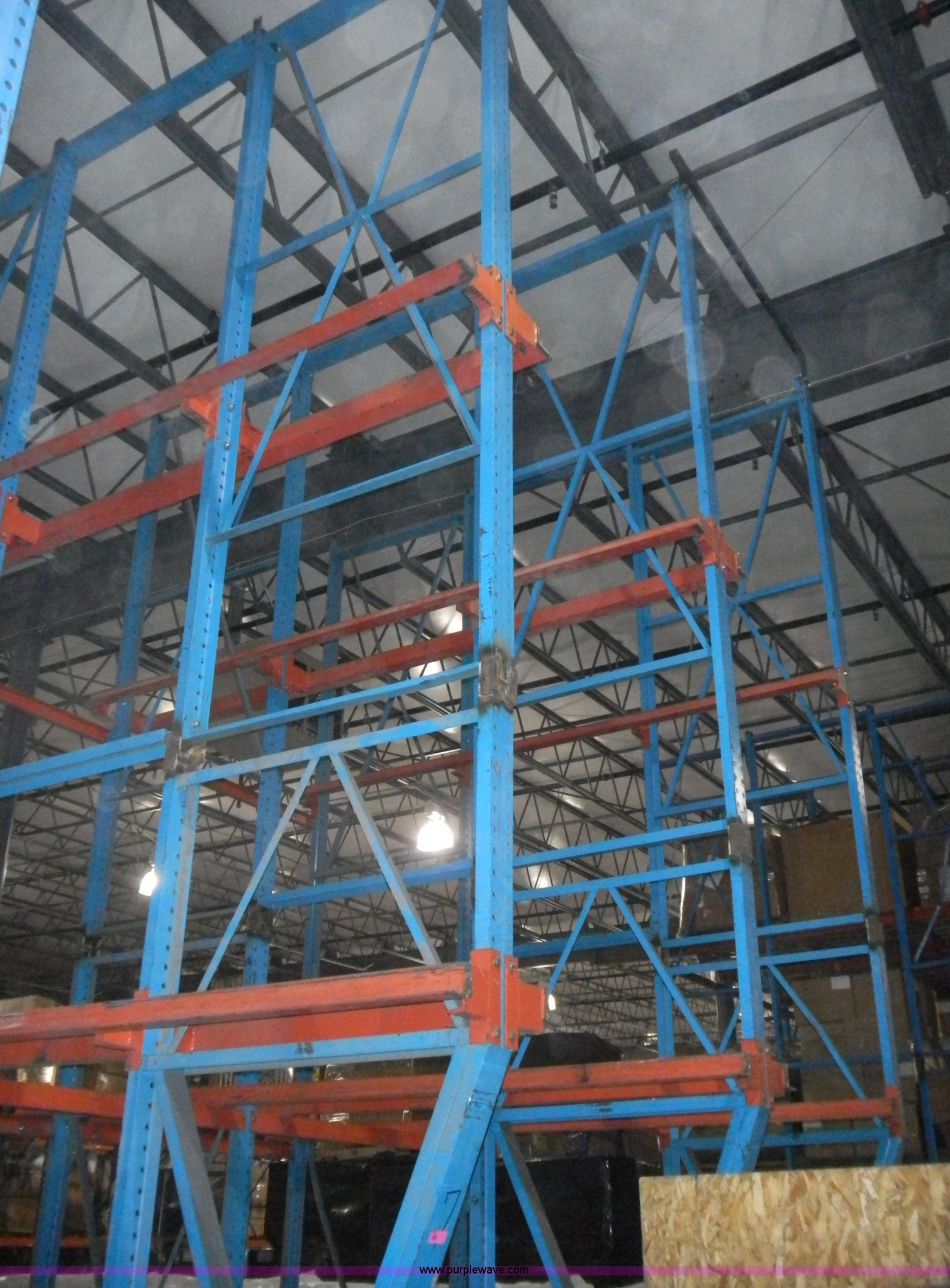 (8) rows of pallet racking in Spring Hill, KS | Item 4993 sold | Purple ...