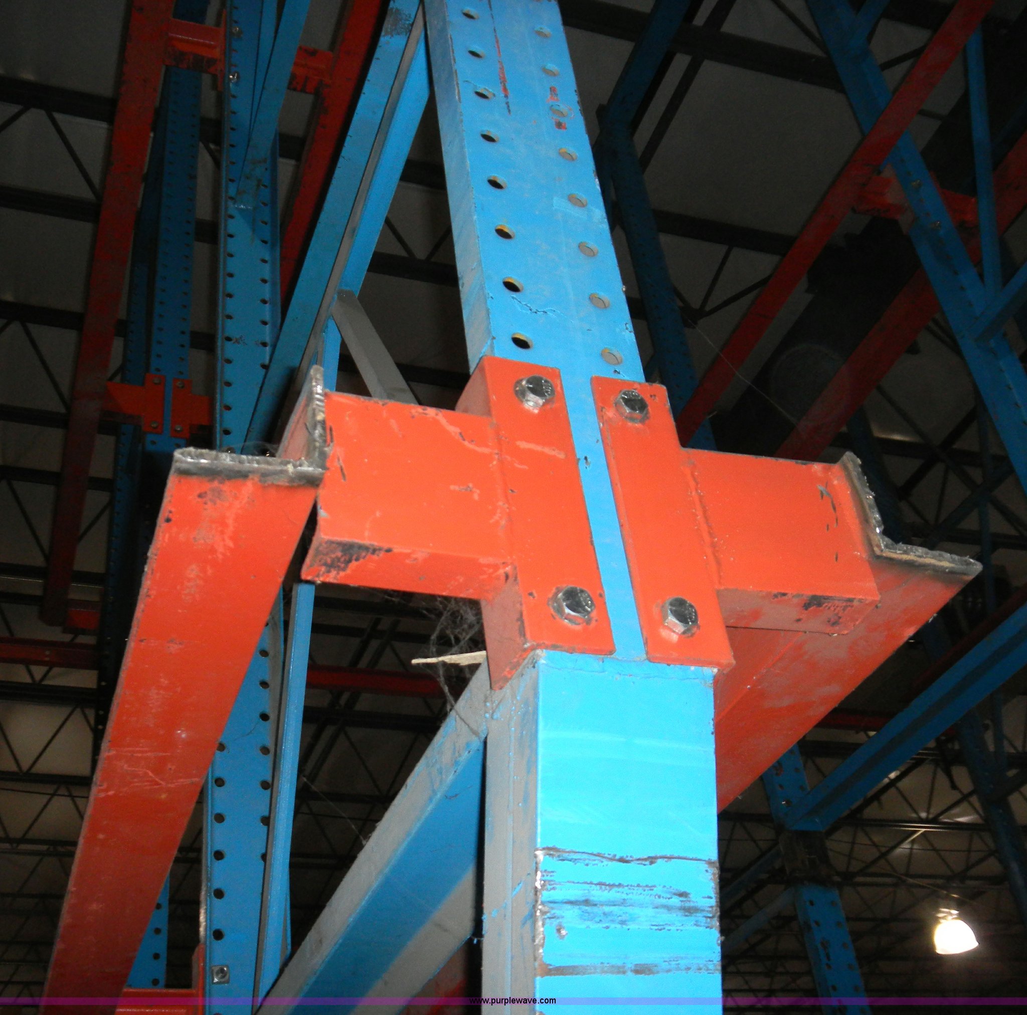 (8) rows of pallet racking in Spring Hill, KS | Item 4993 sold | Purple ...