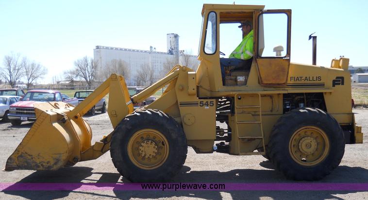image for item 3746 Fiat-Allis 545 wheel loader