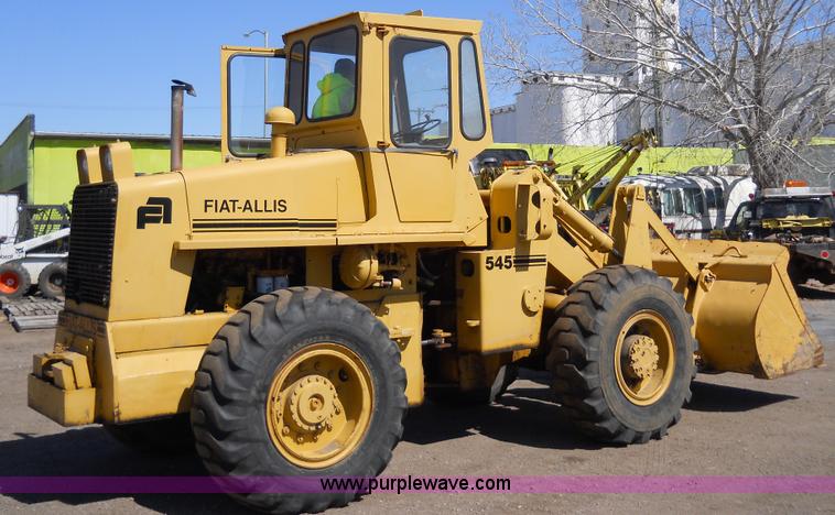 image for item 3746 Fiat-Allis 545 wheel loader