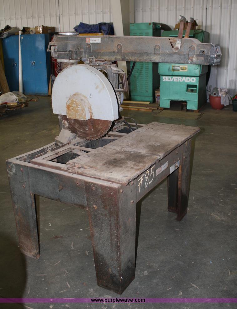 image for item 5011 Dewalt radial arm saw