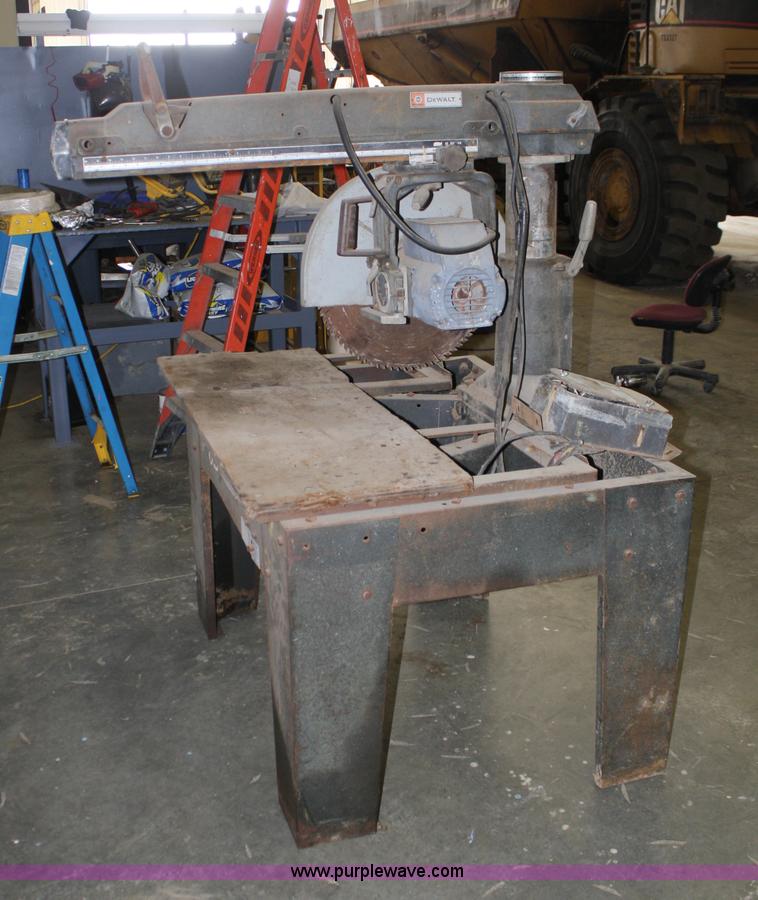 image for item 5011 Dewalt radial arm saw