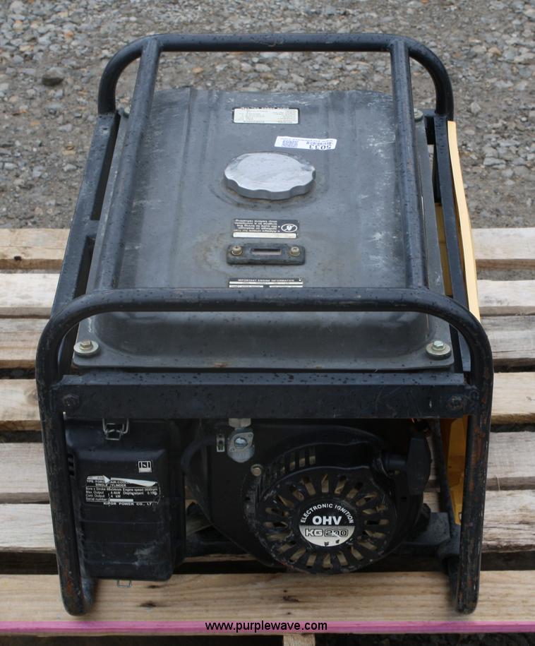 image for item 5033 KGE 2500X generator