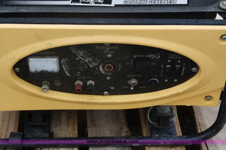 image for item 5033 KGE 2500X generator
