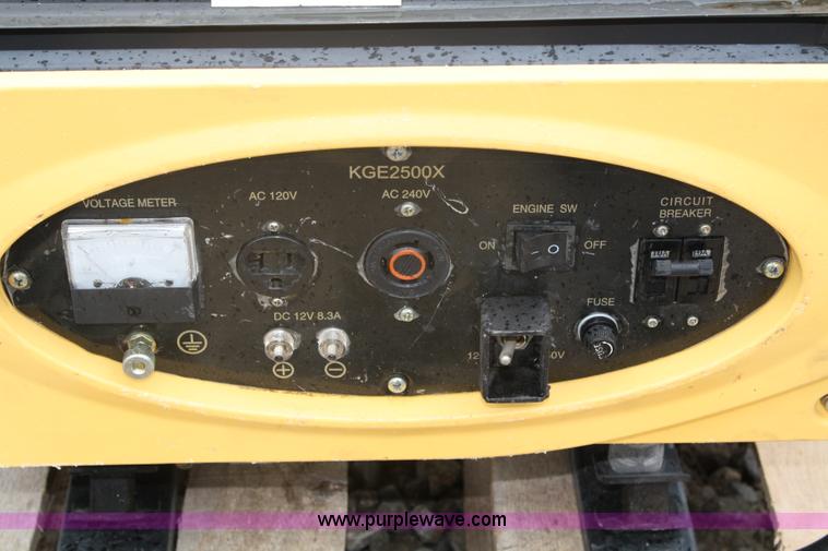 image for item 5035 KGE 2500X generator