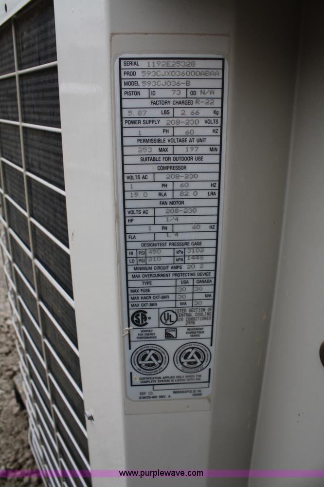 image for item 5044 Bryant A/C unit
