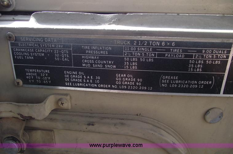 image for item 5434 1967 AMG M35 A26 heavy truck