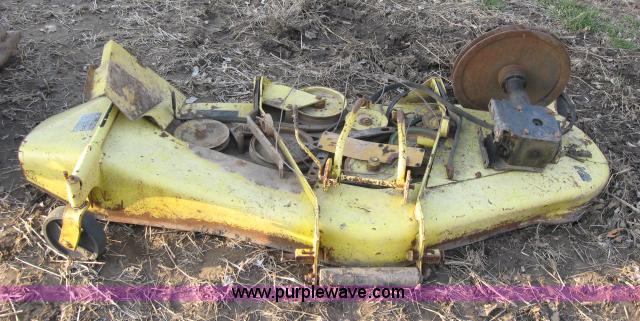 image for item 5981 John Deere tractor mid-mount mower
